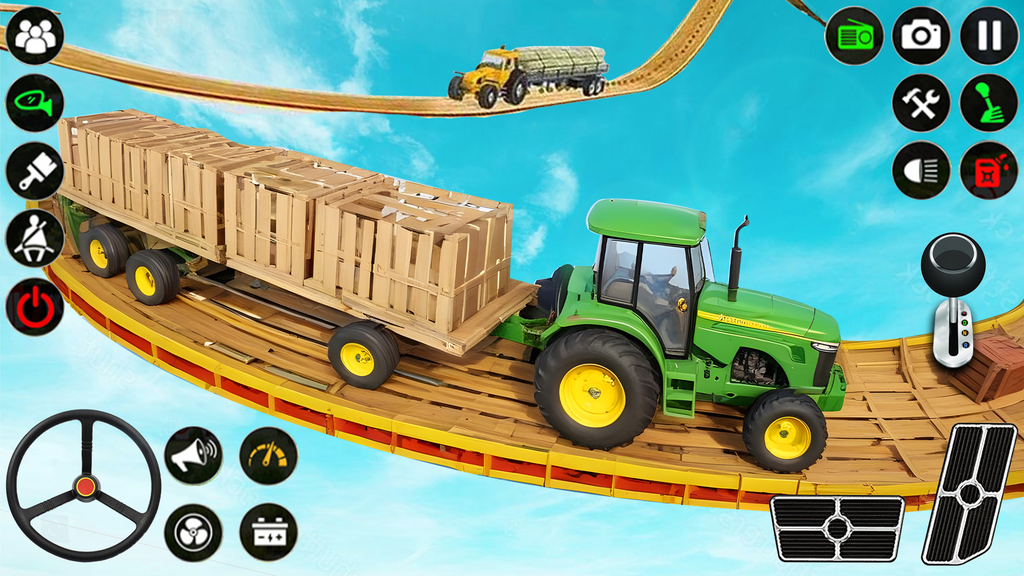 Driving Impossible Tractor Game: Offline 3D Game screenshot 4