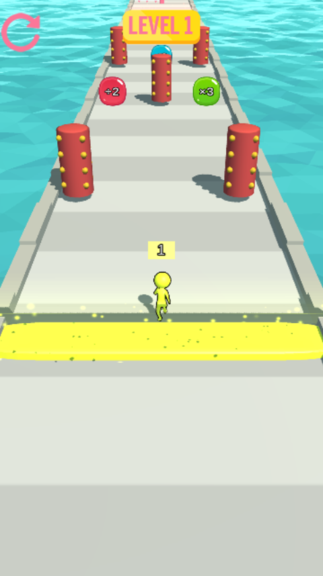 Crowd Pusher Joy - Magic Carnival Game gameplay screenshot 3