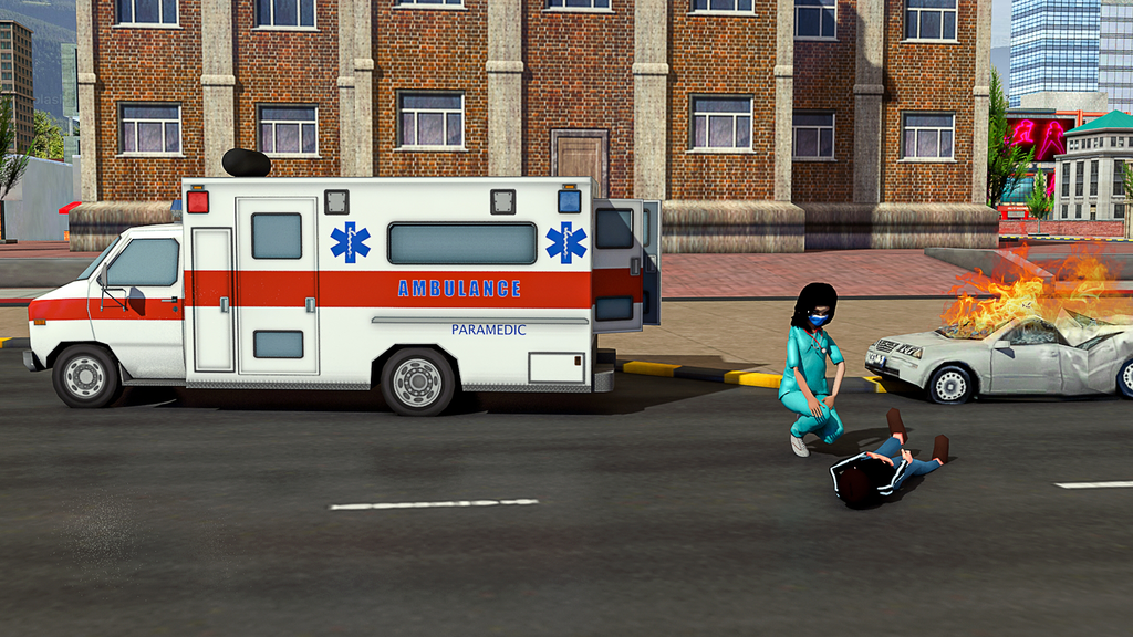 Ambulance Simulator: Doctor Hospital Game screenshot 3