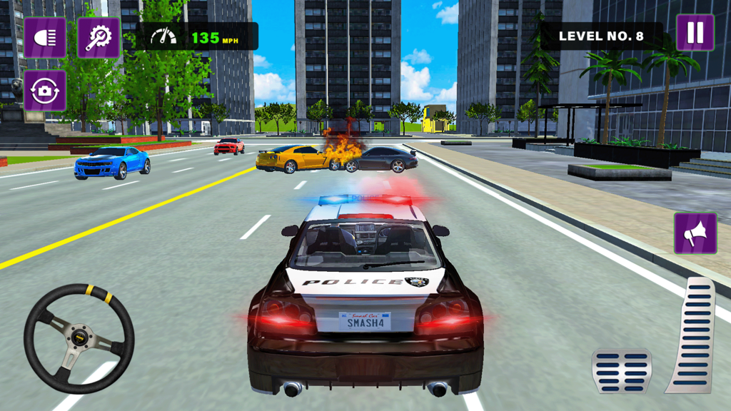 Drift X Police Chase Simulator: Police Games screenshot 1
