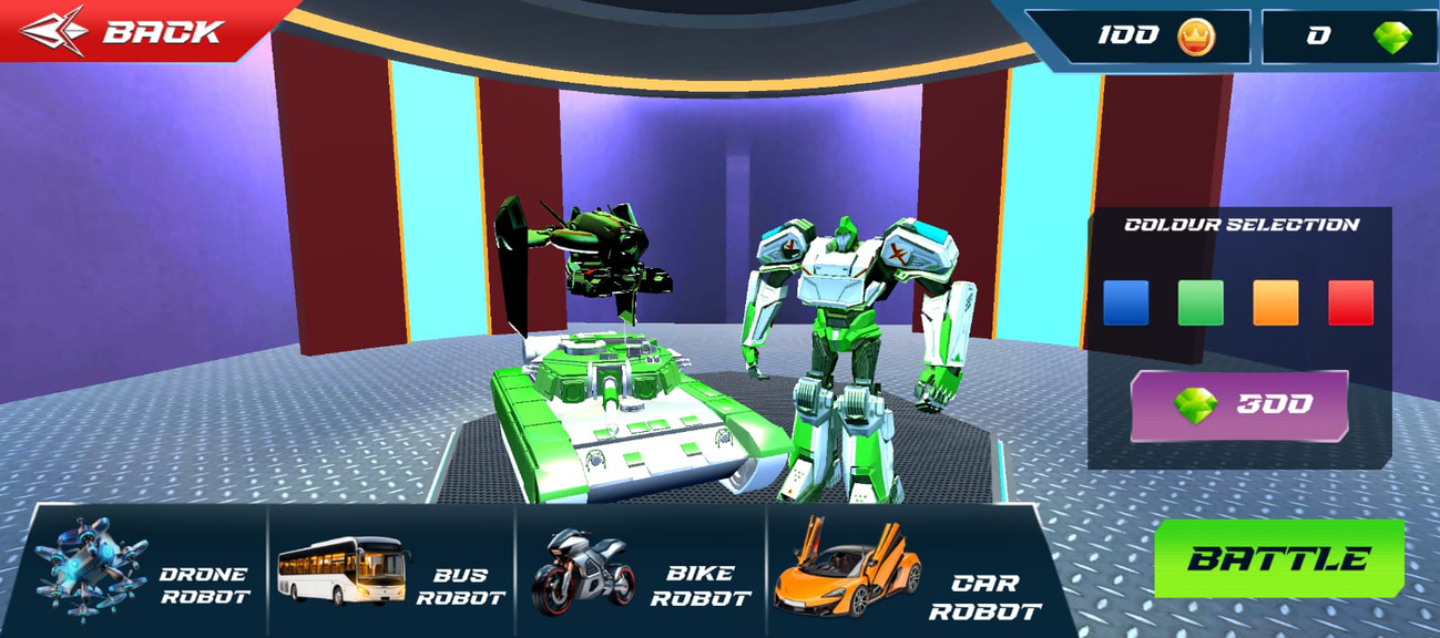 Robot Car Transform Fight Game: Robot Games screenshot 1