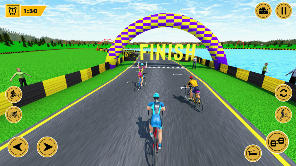 Bicycle Stunt Racing Game: City Bicycle Ride screenshot 2