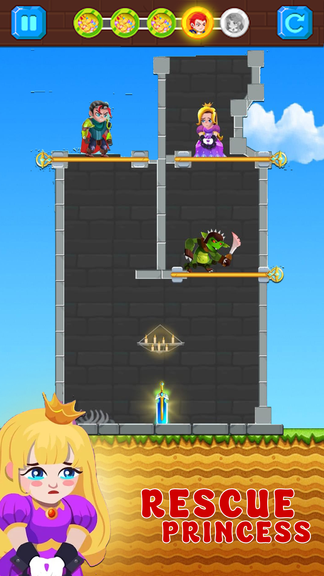 Rescue Survival Game: Save The Girl – Pull the Pin screenshot 5
