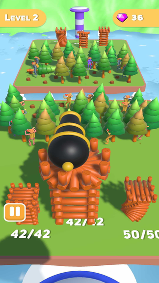 Lumber Jack Castle Island Clicker Game screenshot 3