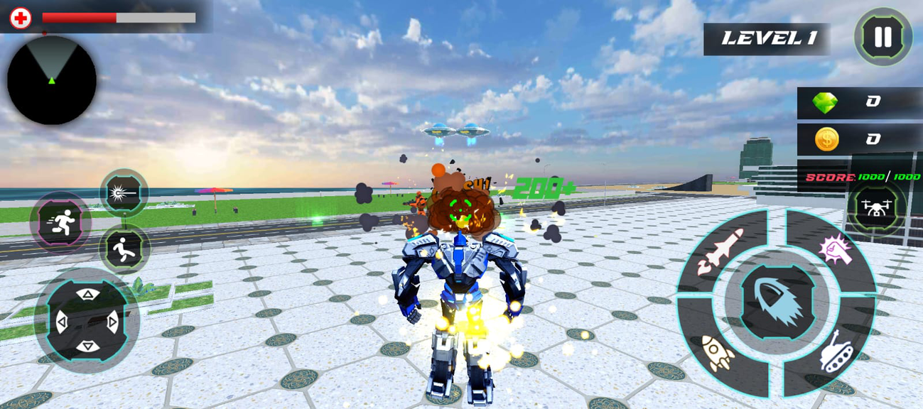 Robot Car Transform Fight Game: Robot Games screenshot 2