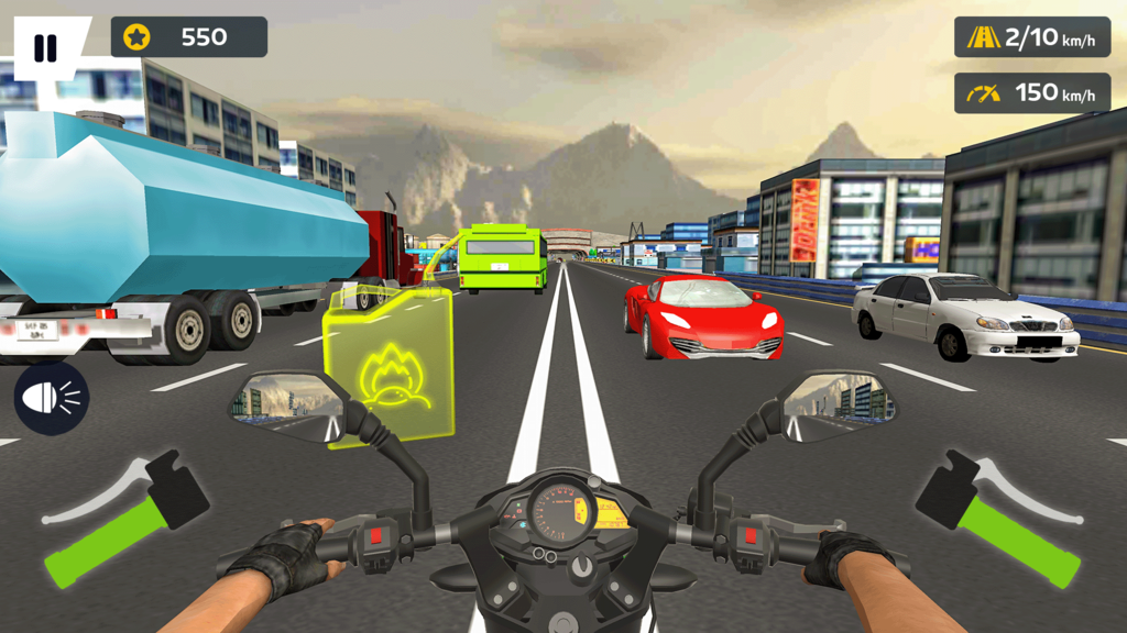 3D Bike Racing: Highway Bike Race Game – Moto Race screenshot 2