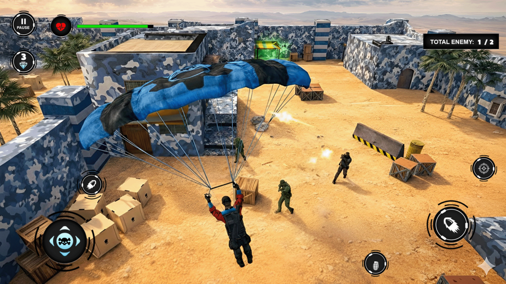 Commando Rush Gun Shooting: Gun Games screenshot 4