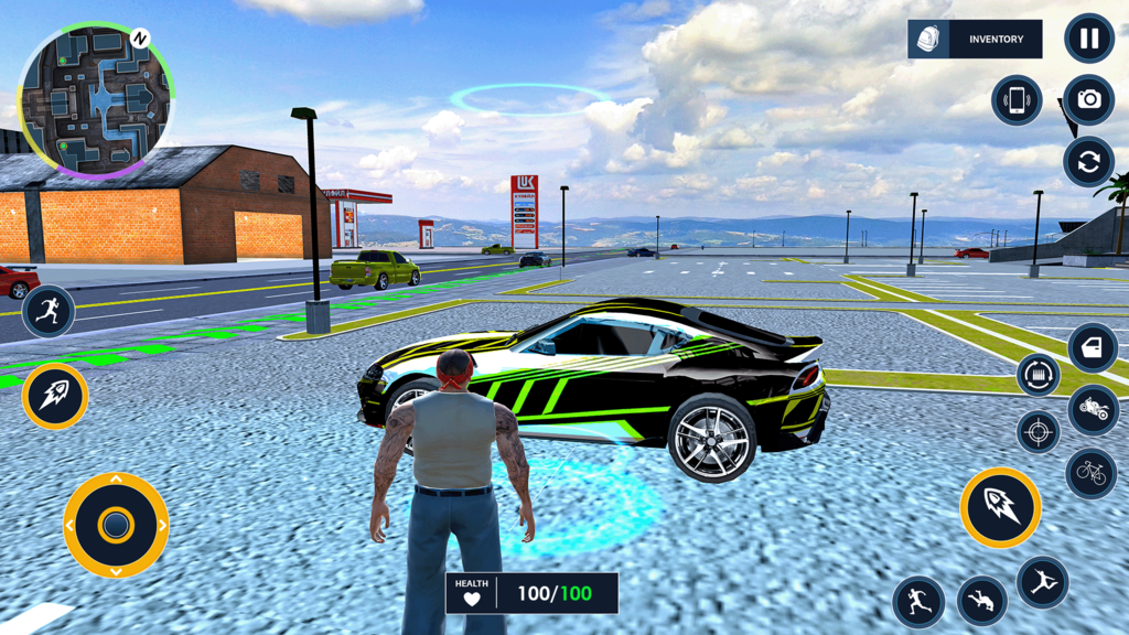 Street Mafia Downtown Gangster Game: Police Chase screenshot 1