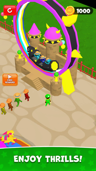 Amusement Theme Park Tycoon Games: Thrill Park Rus screenshot 3