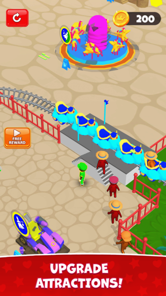 Amusement Theme Park Tycoon Games: Thrill Park Rus screenshot 5