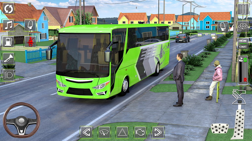 Real Bus Driving Simulator: 3D Bus Games screenshot 3