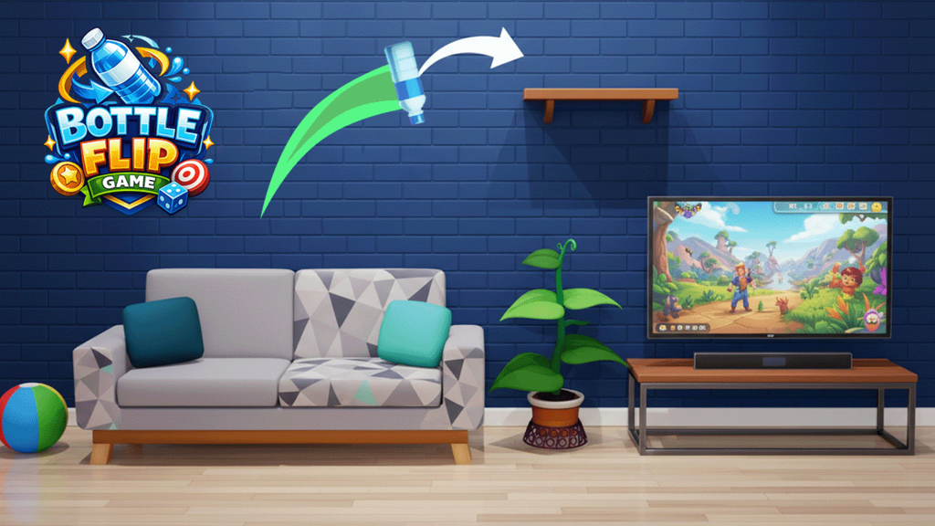 Bottle Flip 3D Game: Tap & Jump screenshot 1