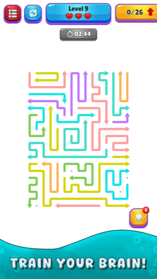 Arrow Swipe Escape Game: Arrow Sort Puzzle screenshot 4