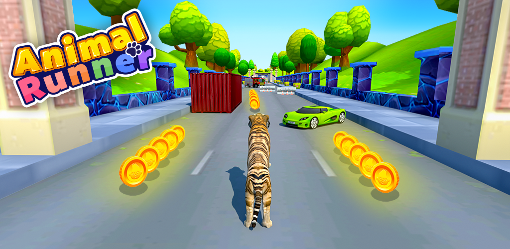 Animal Runner Safari Game Offline screenshot 1