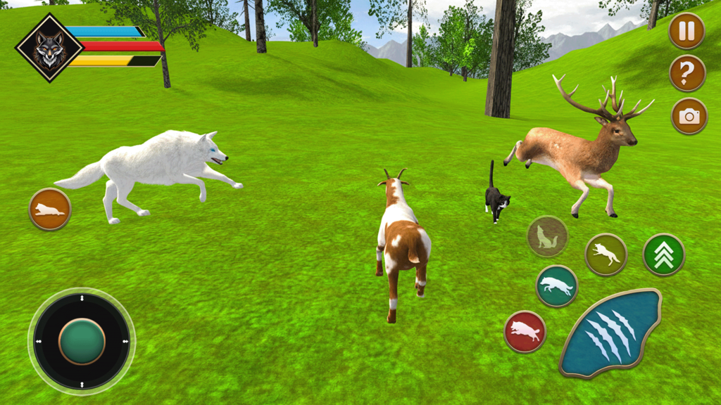 Wild Wolf Animal Hunting Game: Wolf Games screenshot 3