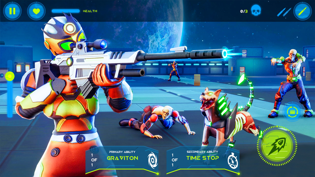 Space Sniper Gun Shooting Game- Sci Fi Sniper Game screenshot 2