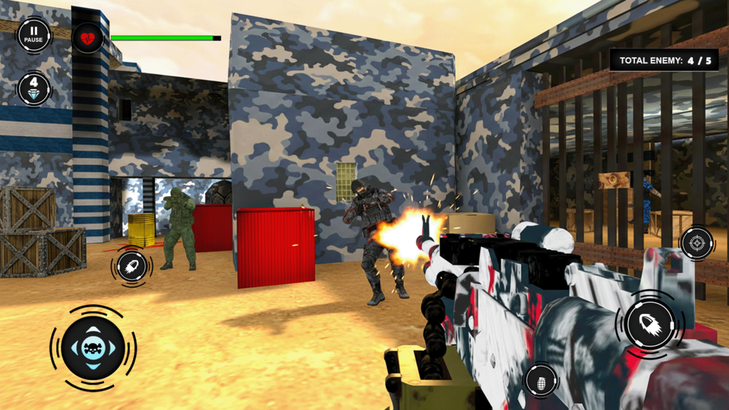 Commando Rush Gun Shooting: Gun Games screenshot 3