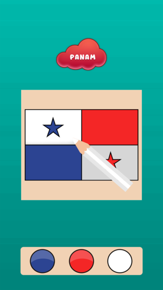 Flag Paint Puzzle Game: Flag Coloring screenshot 3