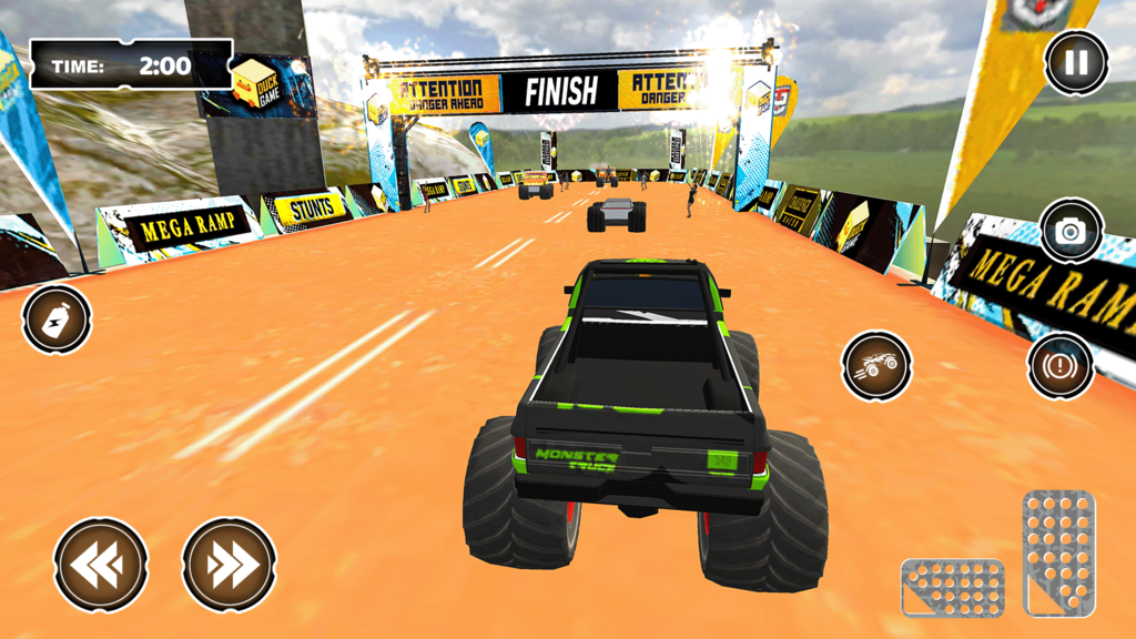 Monster Truck Stunt Game: Racing Games screenshot 2