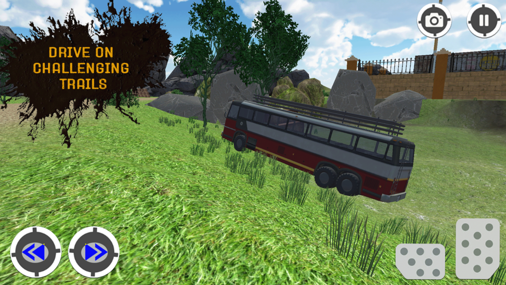 Dirt Bus Simulation: Offline Mud Bus Games screenshot 5