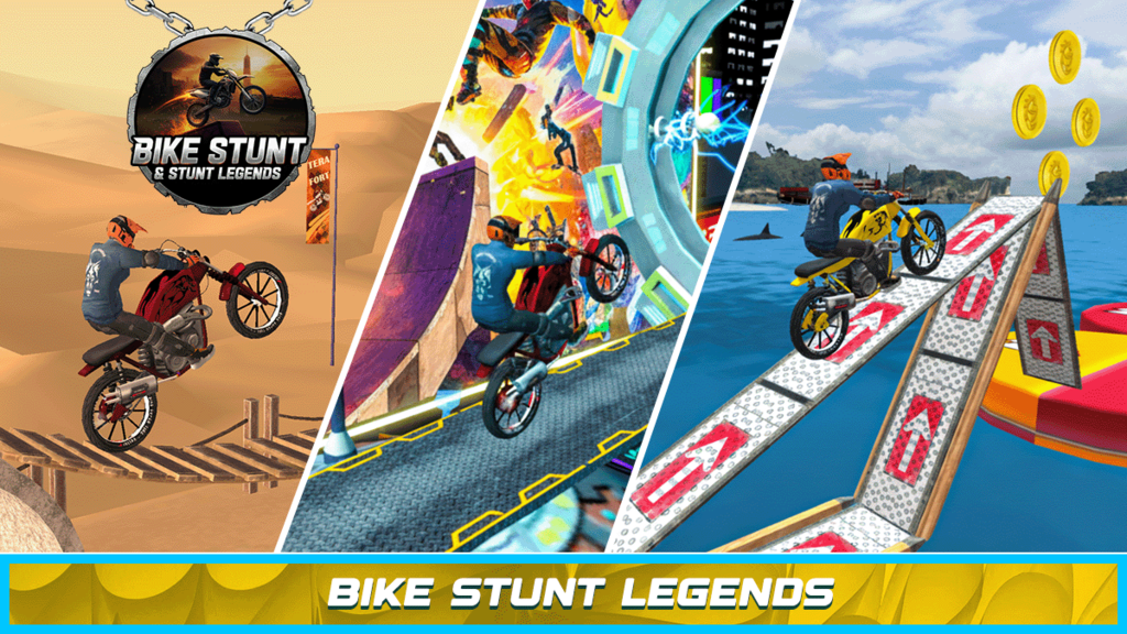 Stunt Motorcycle Racing Games: Bike Stunt screenshot 1