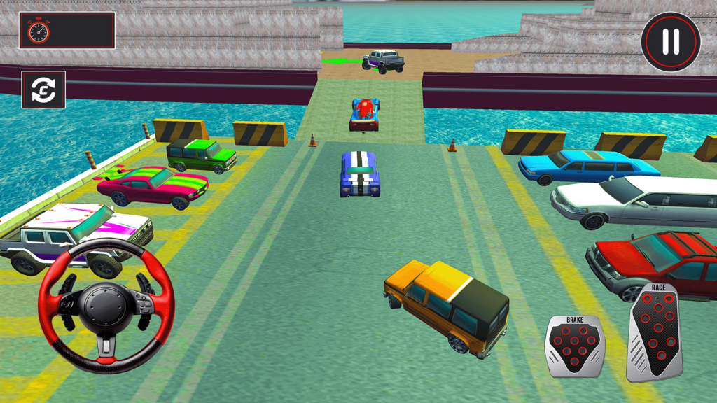 Car Cargo Ship Simulator Games screenshot 2