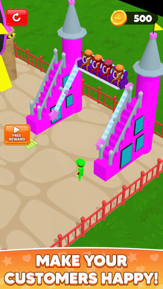 Amusement Theme Park Tycoon Games: Thrill Park Rus screenshot 4