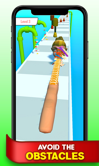 Nail Run: Bridge Stake Runner – Bridge Girl Game screenshot 6