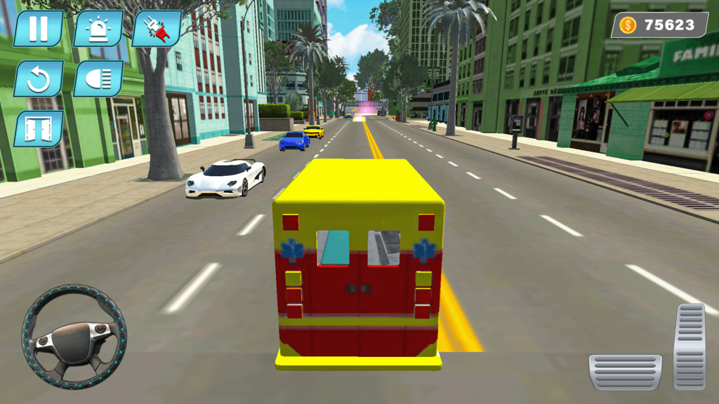 Emergency Ambulance Driving Game: Rescue Games screenshot 4