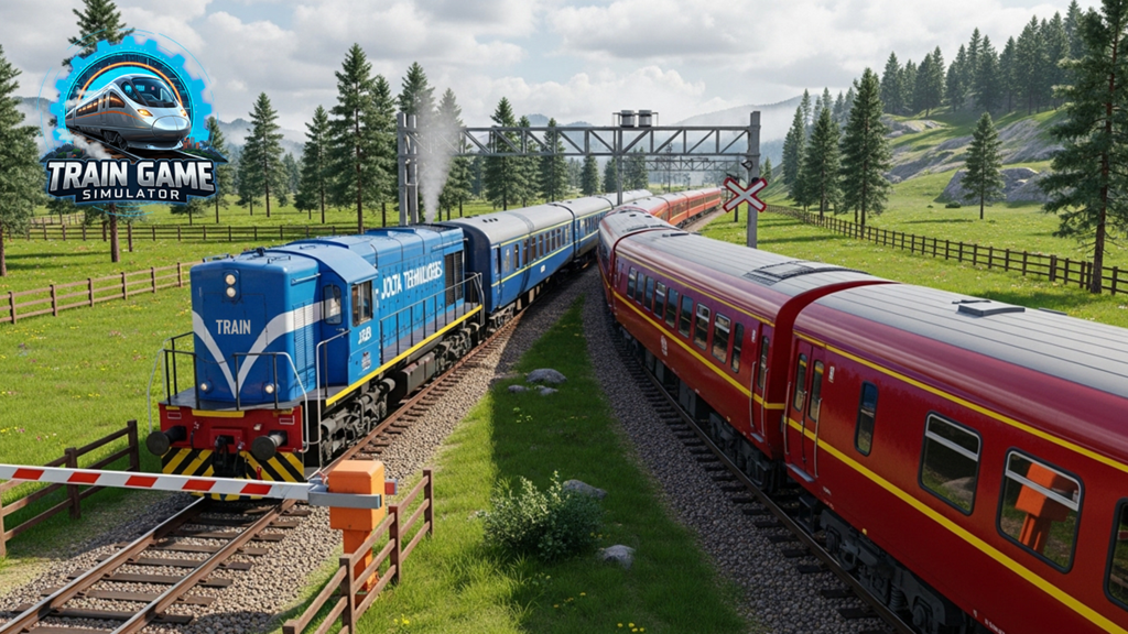 Railways Train Simulator Game: Train Games screenshot 1