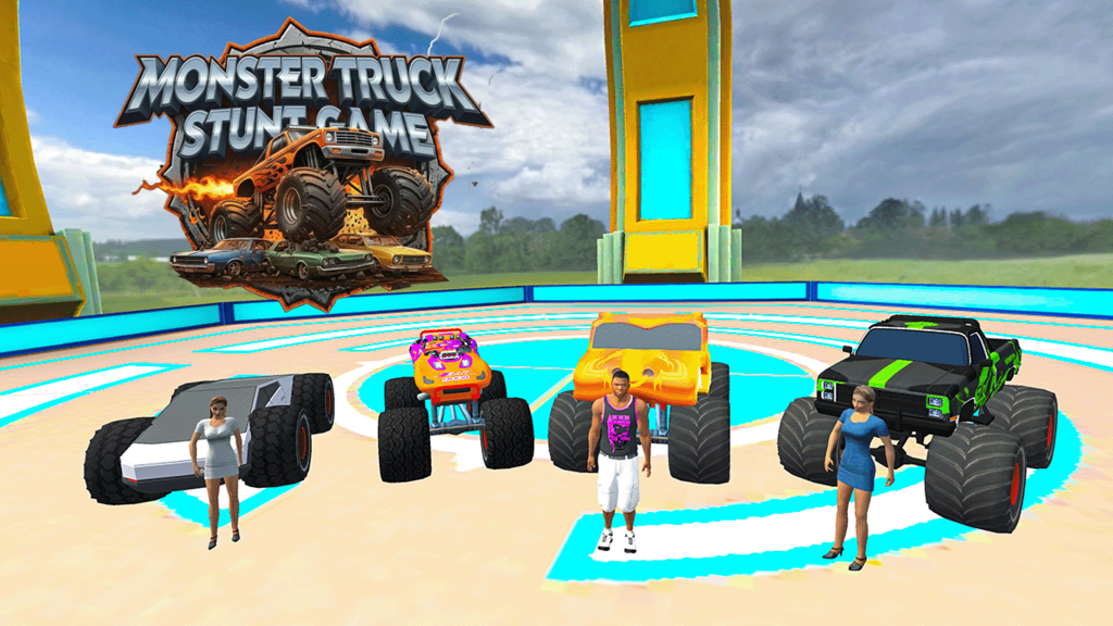 Monster Truck Stunt Game: Racing Games screenshot 1