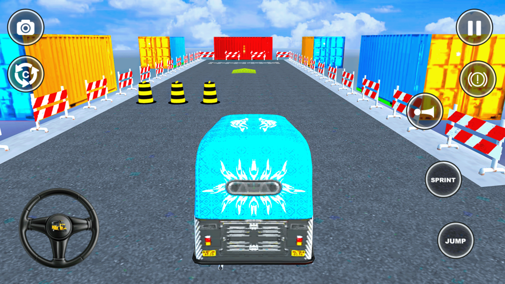 City Tuk Tuk Auto Rickshaw 3D Offline Game screenshot 4