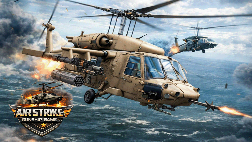 Gunship Strike Helicopter Battle: Helicopter Fight screenshot 1
