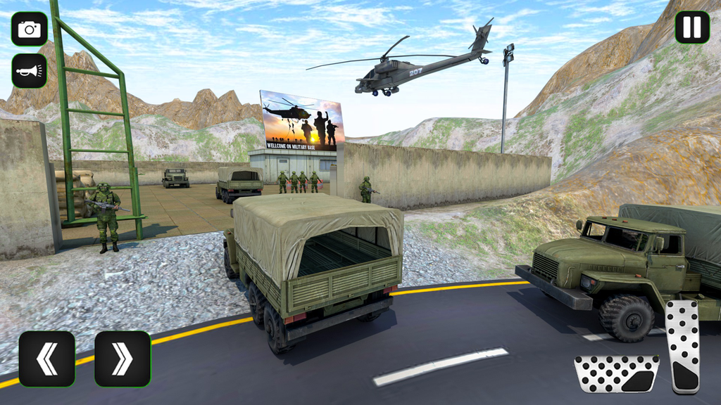 Army Truck Driving Action Games 3D screenshot 2