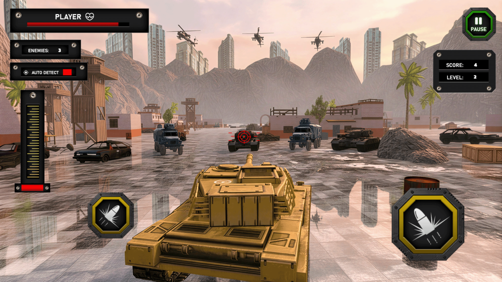 Tank War Simulator Game: Shooting Game screenshot 3