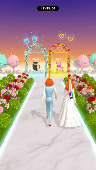 Couple Wedding Race Game: Fashion Games screenshot 5