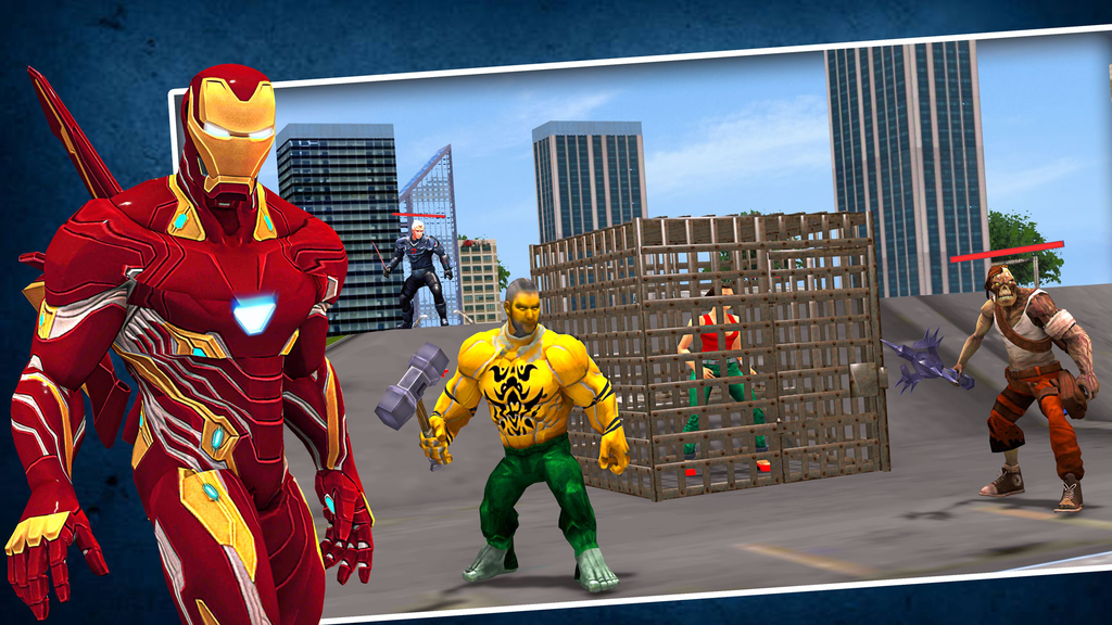 Superhero Ninja Fighting Game: Robot Superhero screenshot 2