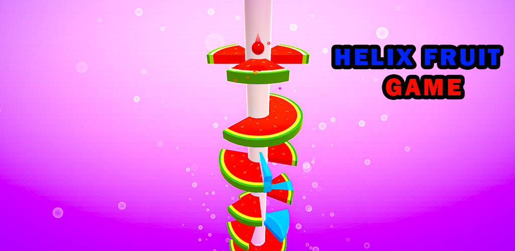 Helix Fruit Color Balls Game: Helix Jump screenshot 1
