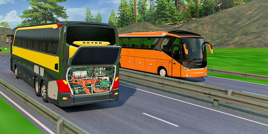 Real Bus Driving Simulator: 3D Bus Games screenshot 2