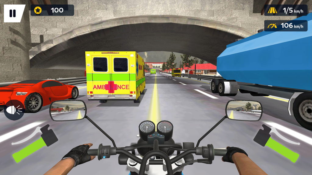 3D Bike Racing: Highway Bike Race Game – Moto Race screenshot 4