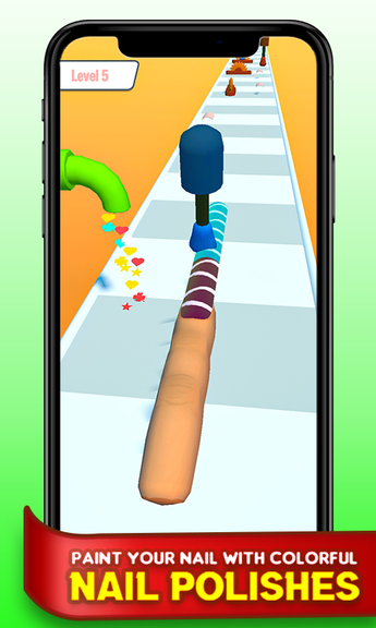 Nail Run: Bridge Stake Runner – Bridge Girl Game screenshot 7
