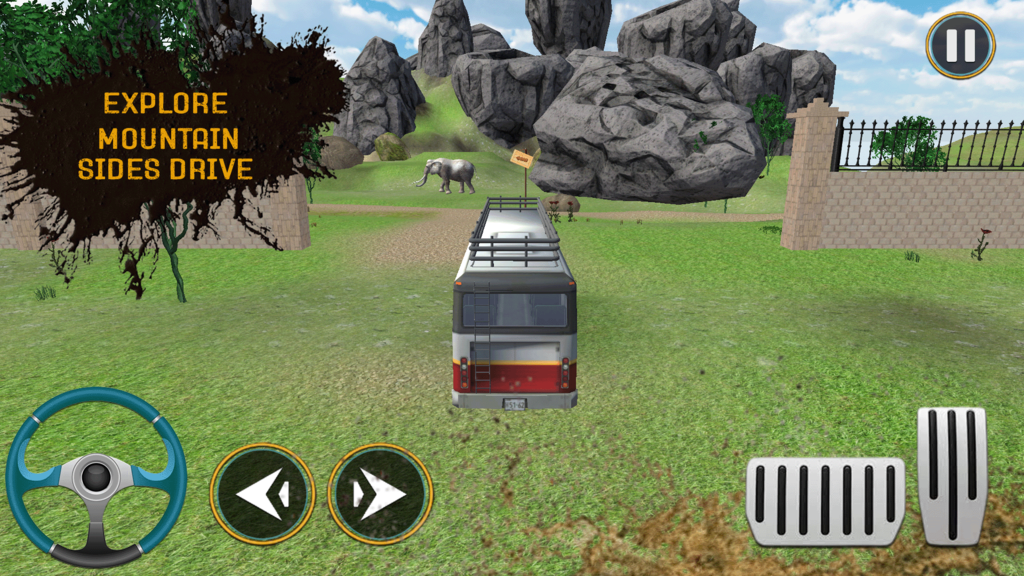 Dirt Bus Simulation: Offline Mud Bus Games screenshot 3