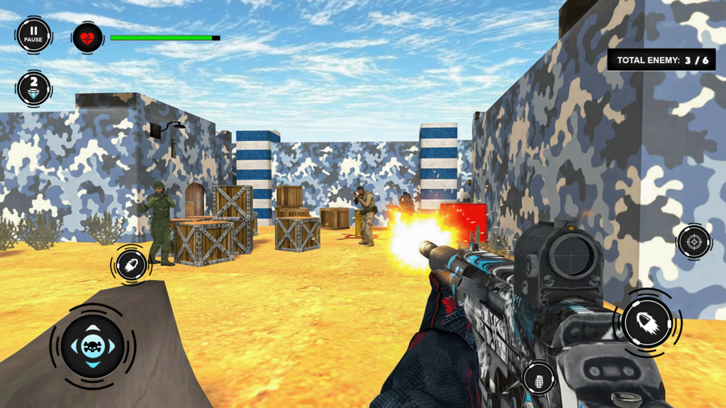Commando Rush Gun Shooting: Gun Games screenshot 6