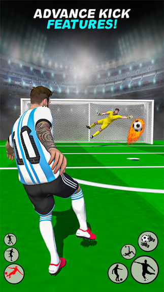 Penalty Shootout League Football Games gameplay screenshot 4
