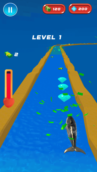 Runaway Fish Runner Game: Fishy Rush screenshot 2
