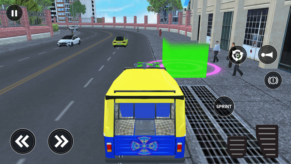 City Tuk Tuk Rickshaw Game: Auto Games screenshot 3