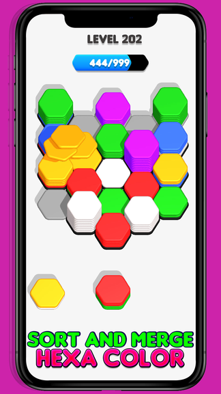 Hexa Stack: Color Puzzle Blast – Hexa Offline Game screenshot 5