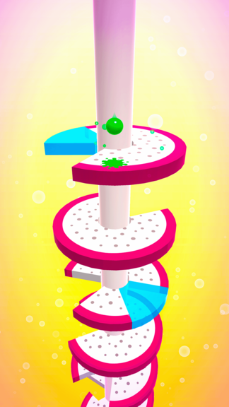 Helix Fruit Color Balls Game: Helix Jump screenshot 4