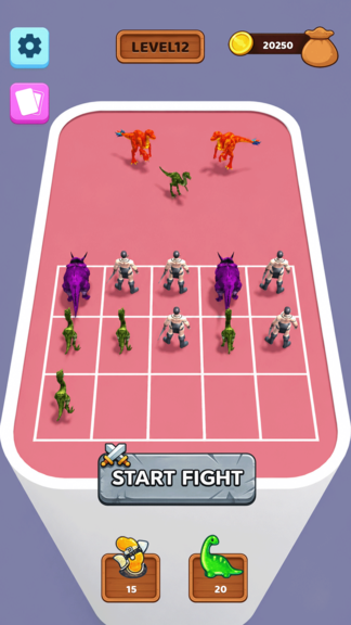 Dino Merge Master Games: Animal Fighting Games screenshot 2