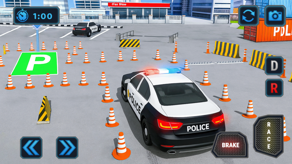 Police Car Parking Game: Car Games screenshot 2